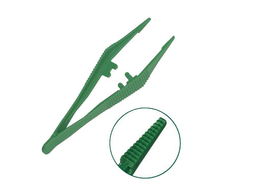 Pince non stérile en polypropylène renforcé 13cm - Boite de 50 pièces