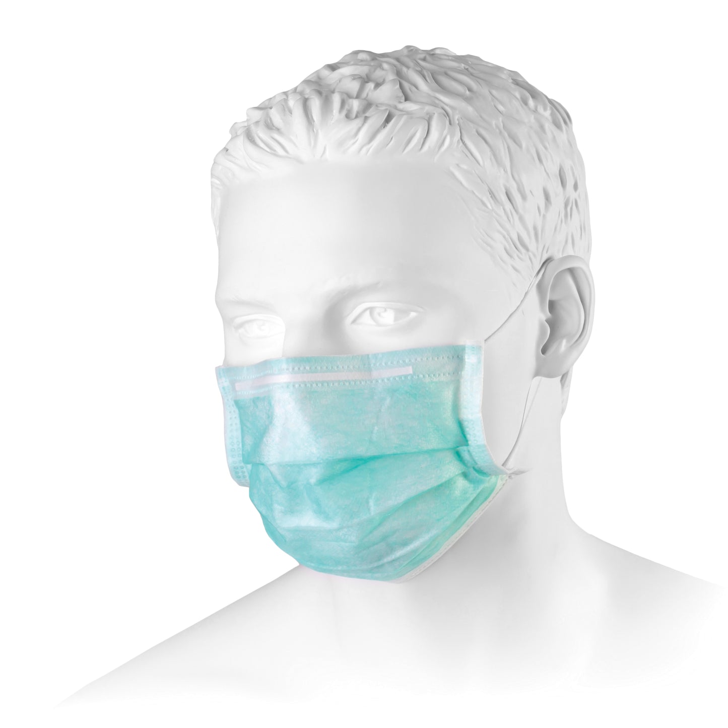 Zarys previoMedcial - Masque chirurgical avec boucles d'oreilles, non stérile - Carton de 20 boîtes de 50