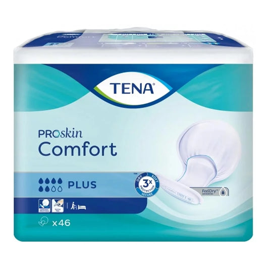 Tena - Protection urinaire anatomique comfort ProSkin Plus - Sachet de 46 pièces