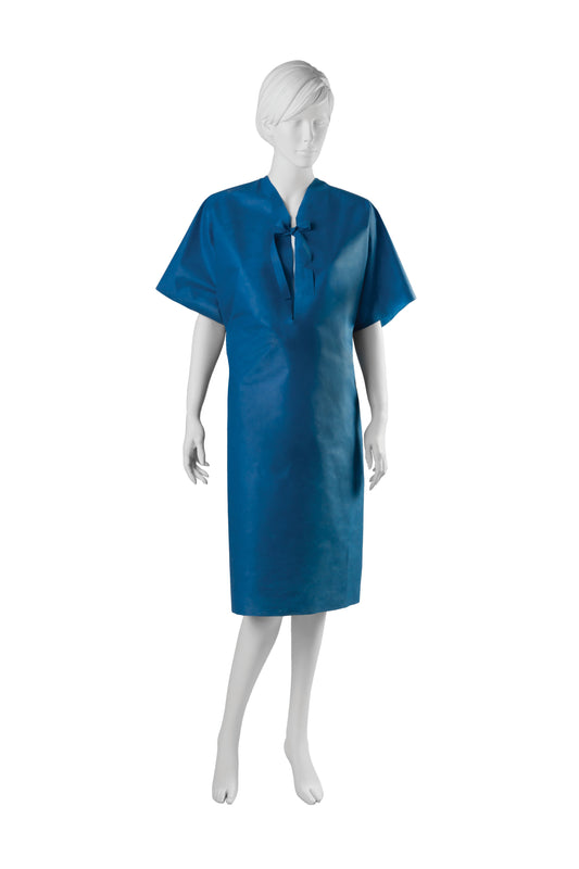 Zarys previoMedical - Blouse de patient pour la salle d'opération, non stérile - Carton de 10 conditionnements de 10
