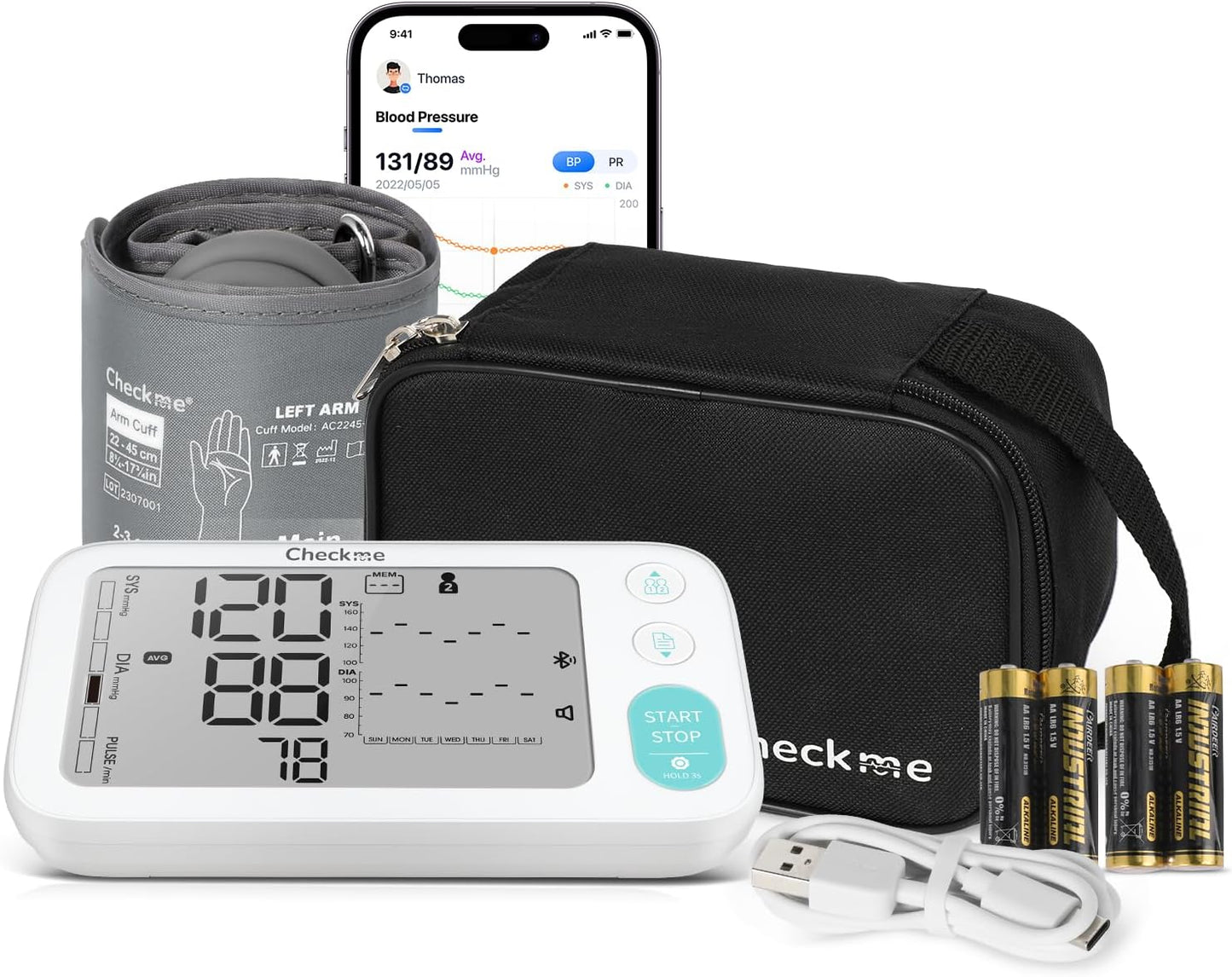 Tensiomètre à bras entièrement automatique BP3