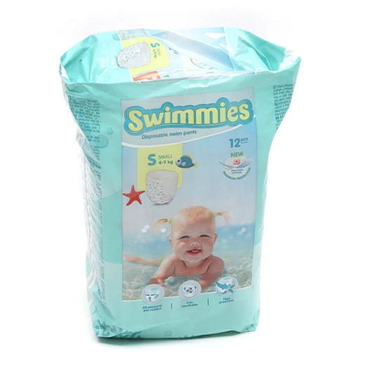 Ontex - Couches culotte piscine - Small (4 - 9 kg) - Sachet de 12 pièces