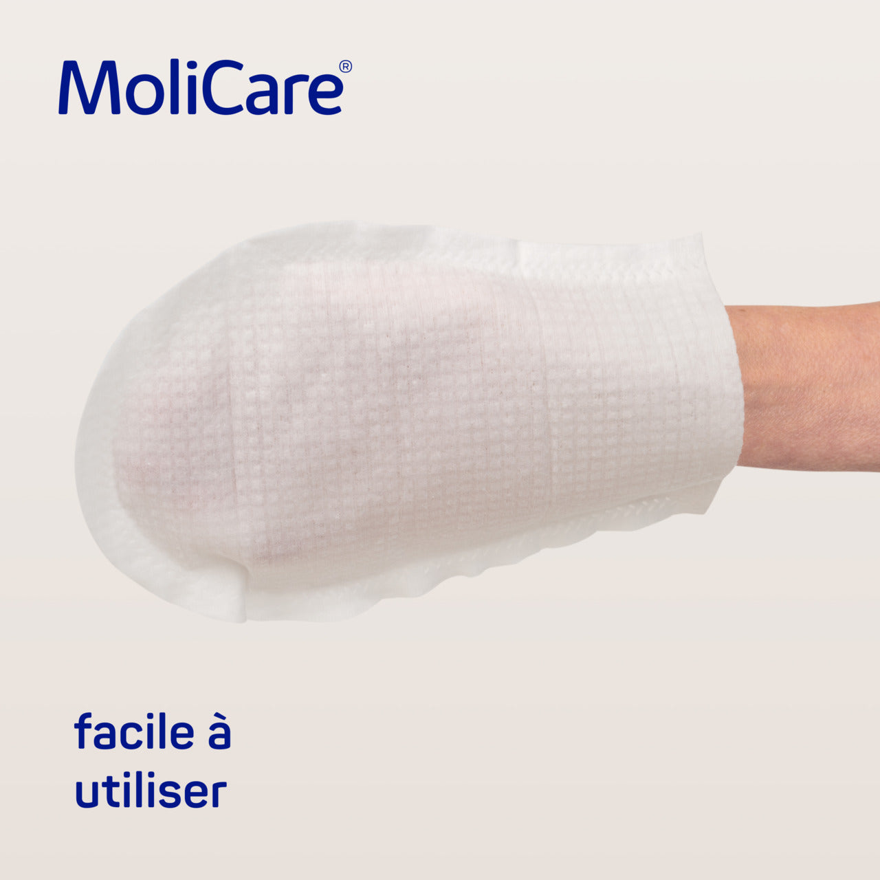 HARTMANN - MoliCare Skin - Gants de toilette imprégnés - Carton de 24 Sachets de 8 pièces