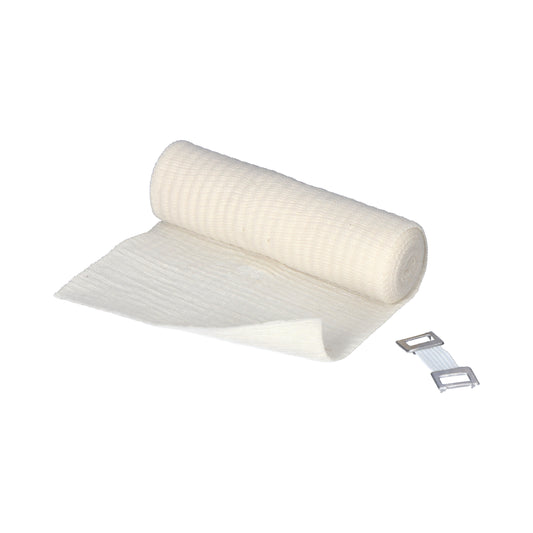 Zarys elastoBAND FLEX Bandage de maintien élastique, tissé, emballage papier non stérile 12 cm x 4 m - Carton de 96 unités
