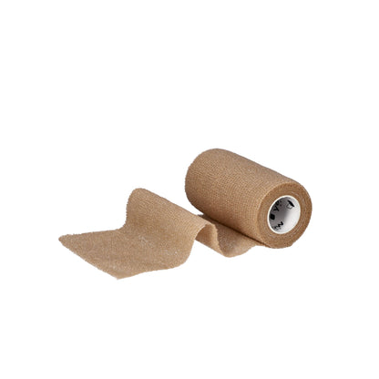 Bandage Cohésive Non Stérile 10 Cm x 4,5 m Beige - Boite de 12 pièces
