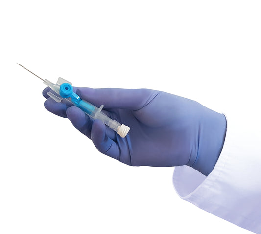 Zarys mediCARE nitrile Hydra+ - Nitrile gants d'examen hydratants, non poudrés, non stériles taille : XS - A100 bleu violet - Carton de 10 boîtes de 100