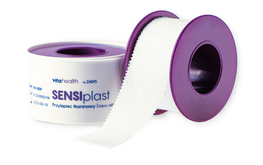 SENSIplast - Ruban adhésive en tissu non stérile - Boite de 12 pièces