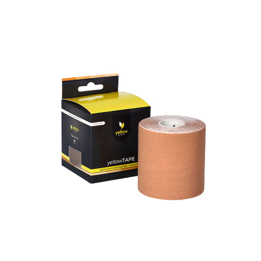 Zarys yellowTAPE - Kinesiotape, non stérile, beige, 7,5cm x 5m - Vendu à l’unité