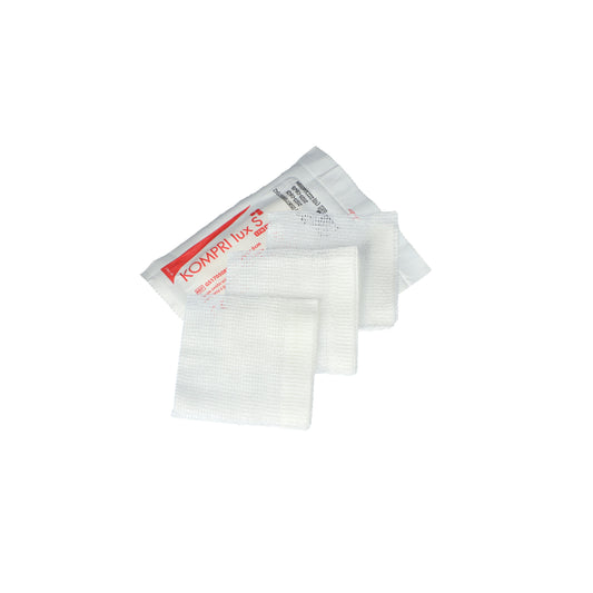 Zarys KOMPRI lux S compresses de gaze stériles sans fil radiodétectable 17ème 8 plis 5cmx5cm - Carton de 800 sachets de 3