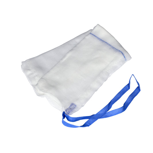 Zarys SERVI lux S Éponges de gaze avec fil radiologique et ceinture, stériles 17ème 8 plis 45cmx45cm - Boîte de 5