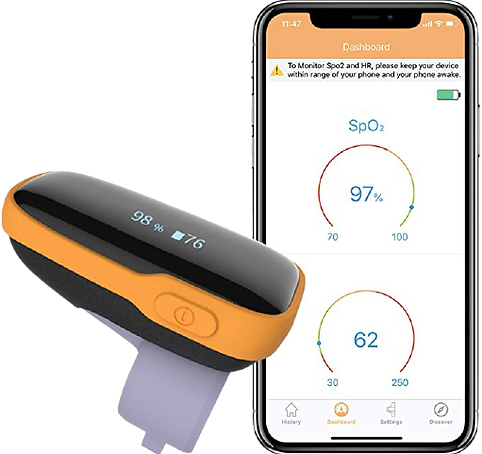 Moniteur d'oxygène Bluetooth - Wear O2