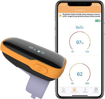 Moniteur d'oxygène Bluetooth - Wear O2