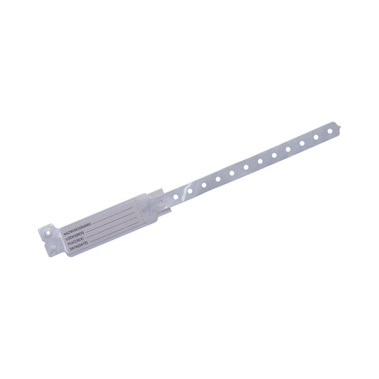 Zarys Bracelet d'identification pour enfants et adultes, type carte à insérer, non stérile, rose, sans phtalates - Boîte de 100
