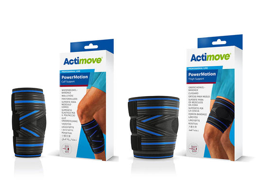 Actimove - PowerMotion - Orthèses tricotées pour la cuisse et le mollet