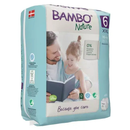 Bambo Nature - Couche bébé Taille 6 (16+kg) - Sachet de 20 pièces