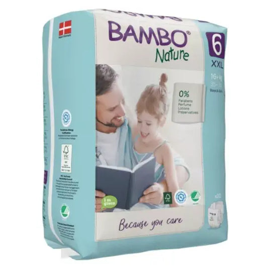 Bambo Nature - Couche bébé Taille 6 (16+kg) - Sachet de 20 pièces
