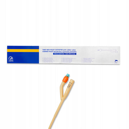Sonde foley urinaire, 2 voies, avec valve en Plastique - 400 mm - 10 Pièces
