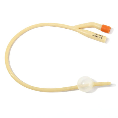 Sonde foley urinaire, 2 voies, avec valve en caoutchouc - 270 mm - 10 Pièces