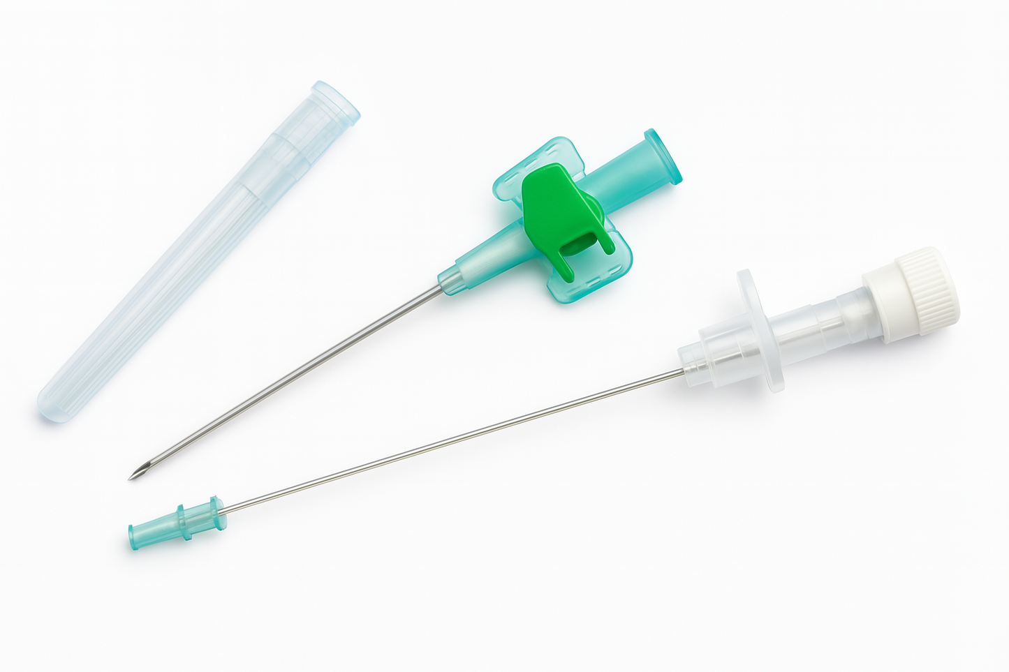 Chiraflex - Cathéter veineux sécurisée court avec port, avec ailes- Boite de 50