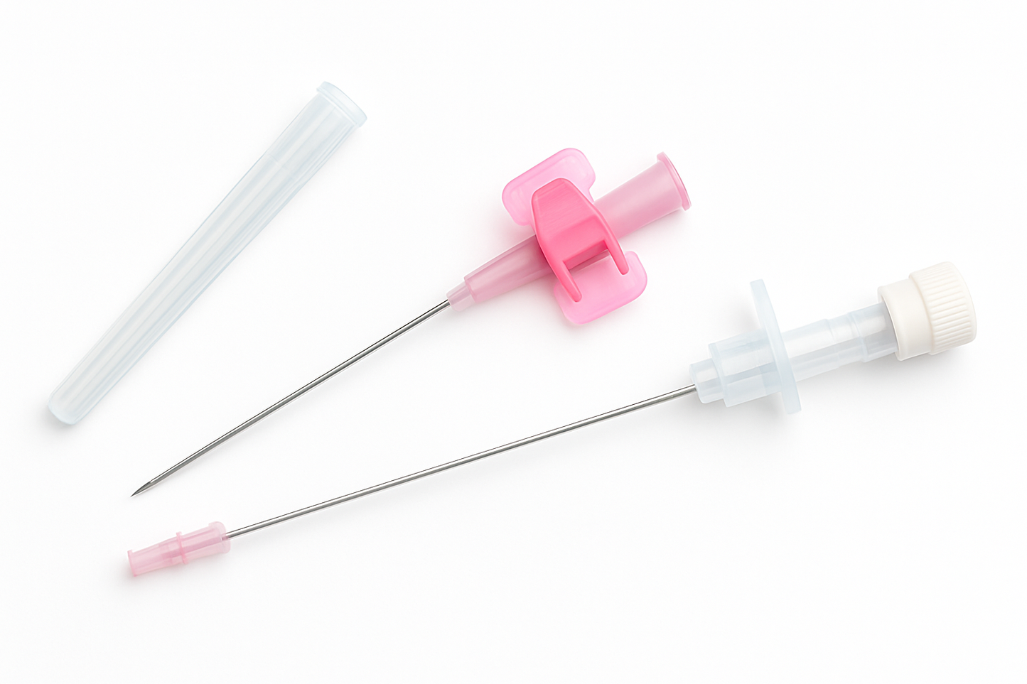 Chiraflex - Cathéter veineux sécurisée court avec port, avec ailes- Boite de 50