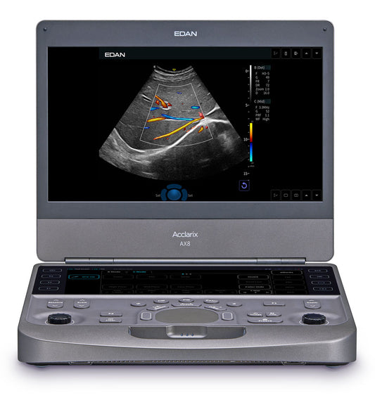 EDAN - Échographe Portable Acclarix AX8 – Système Ultrasons Compact Haute Performance