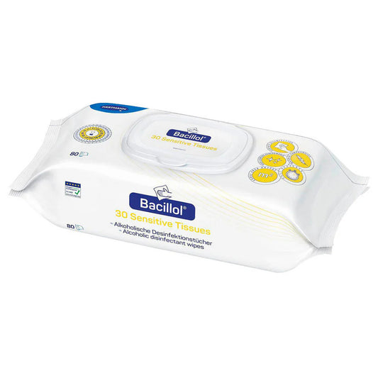 HARTMANN - Bacillol 30 Sensitive Tissues - Carton de 6 paquets