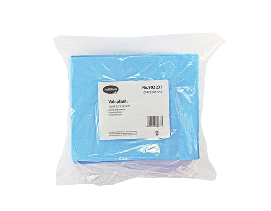HARTMANN - ValaPlast Mini- Champs de protection bleu – 32 x 40 cm - 100 pièces