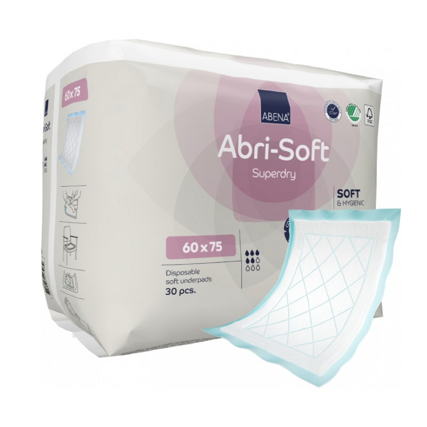 Abena - Alèses jetables ABRI SOFT - Superdry