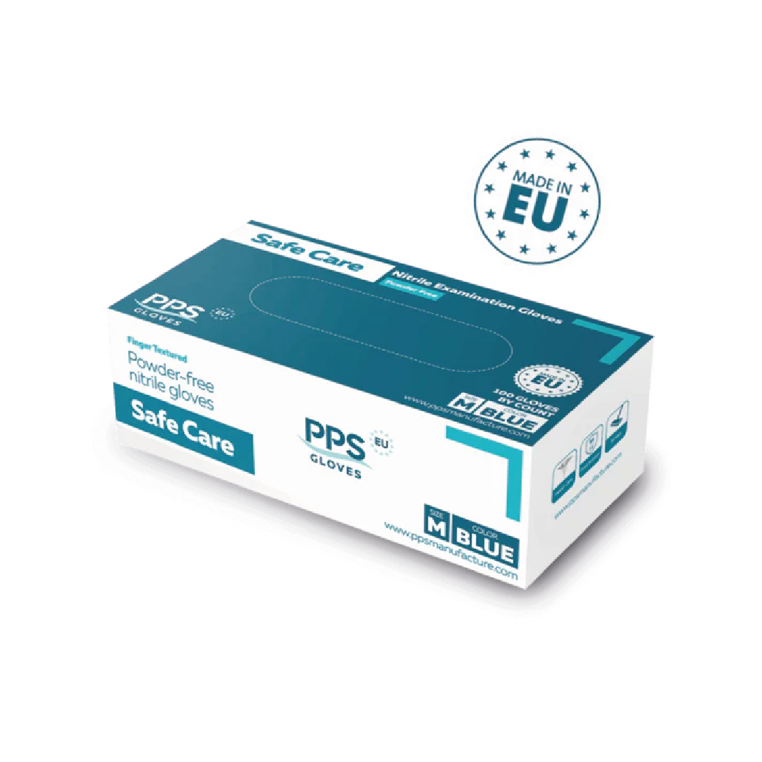 PPS - Gants d'examen nitrile sans Poudre - Boite de 100 pièces