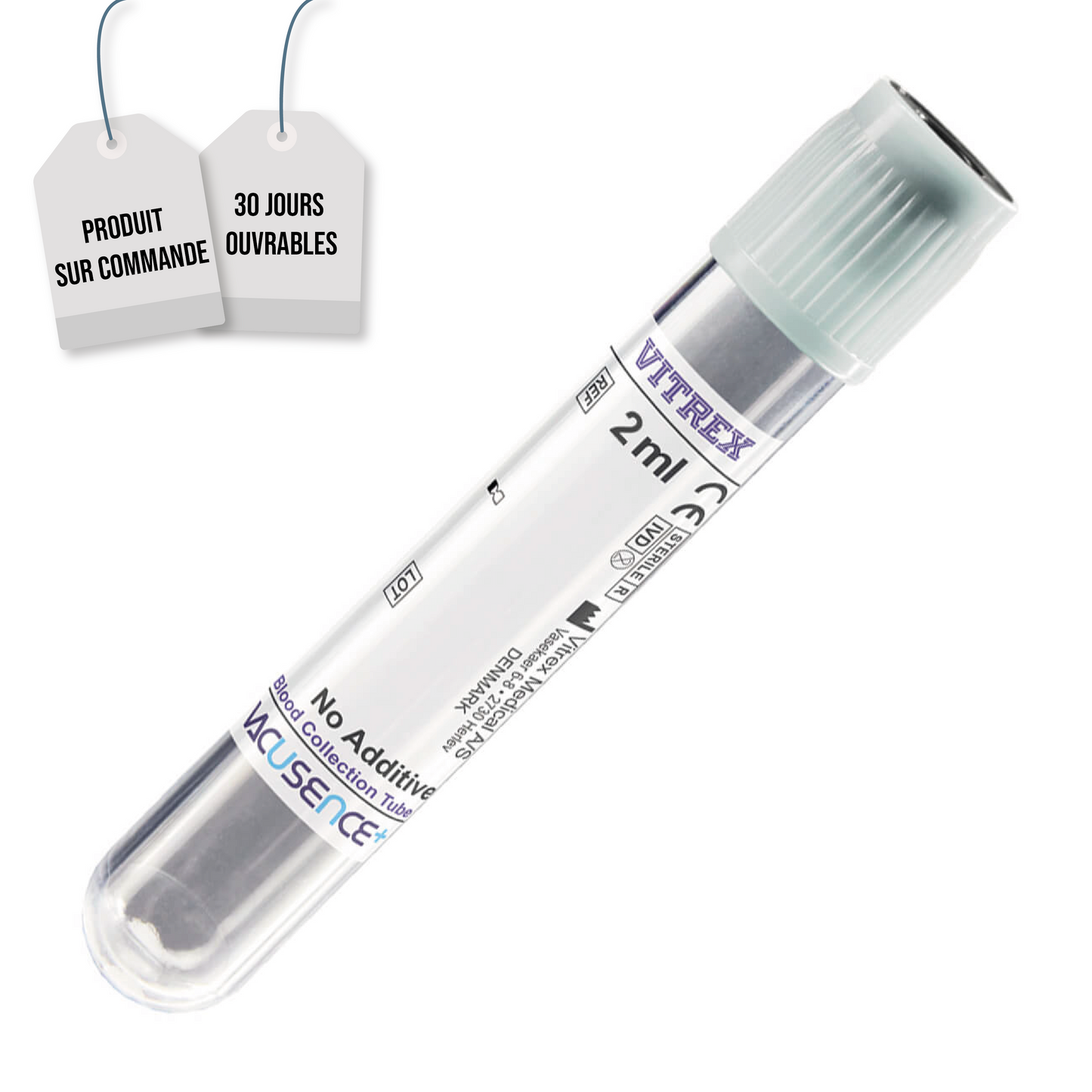 Vitrex - Tubes sans additif