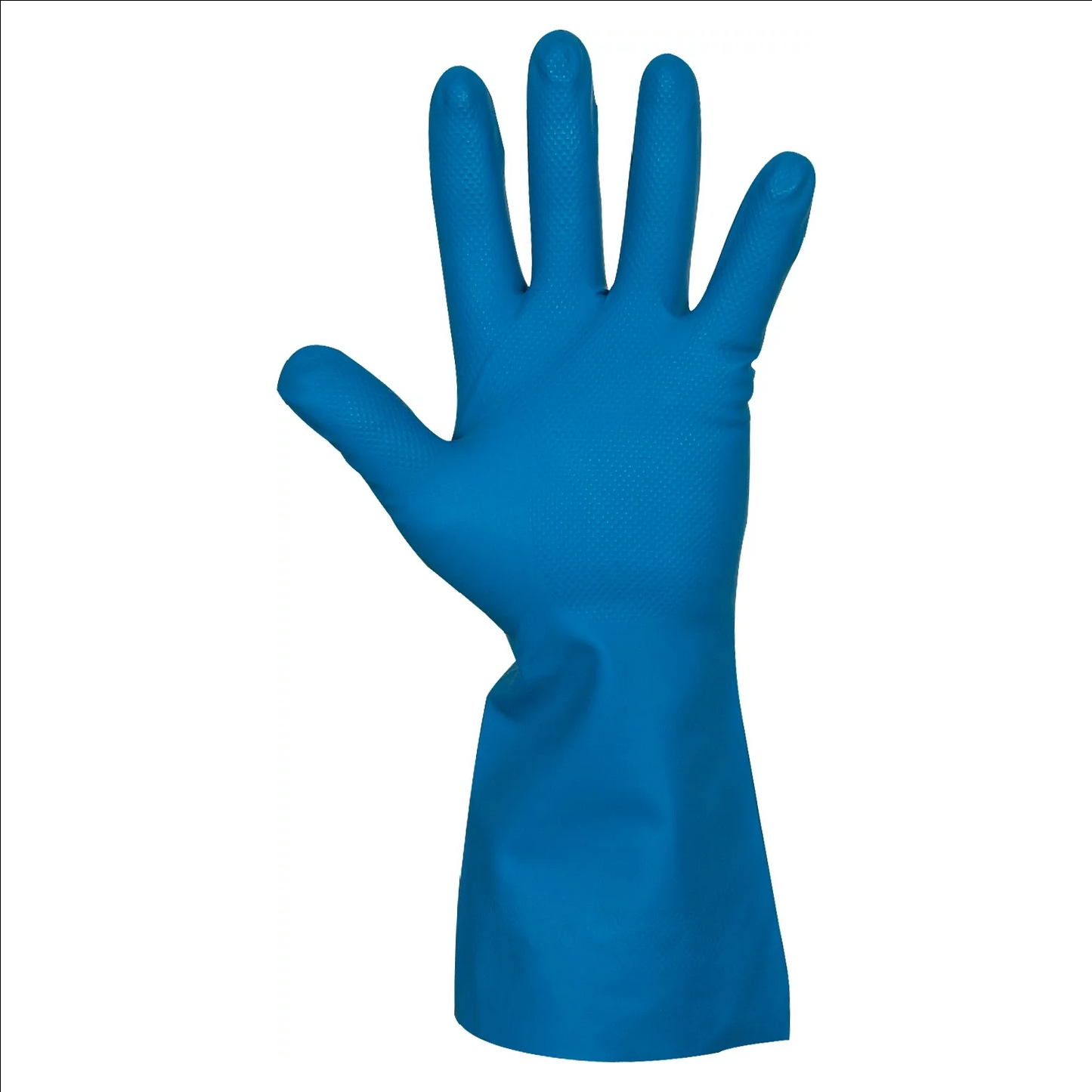 Abena - Gants en nitrile floqués bleus - Boite de 12 paires