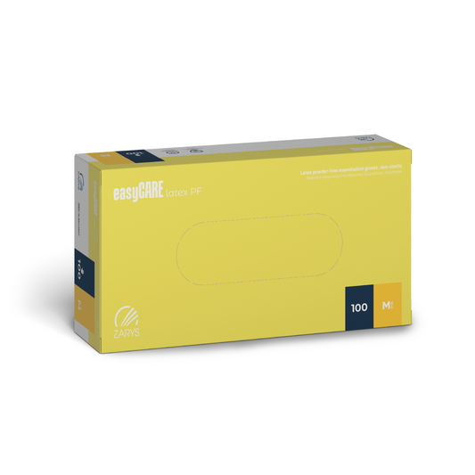 Gants d'examen Latex sans poudre à usage unique - Boite de 100 pièces