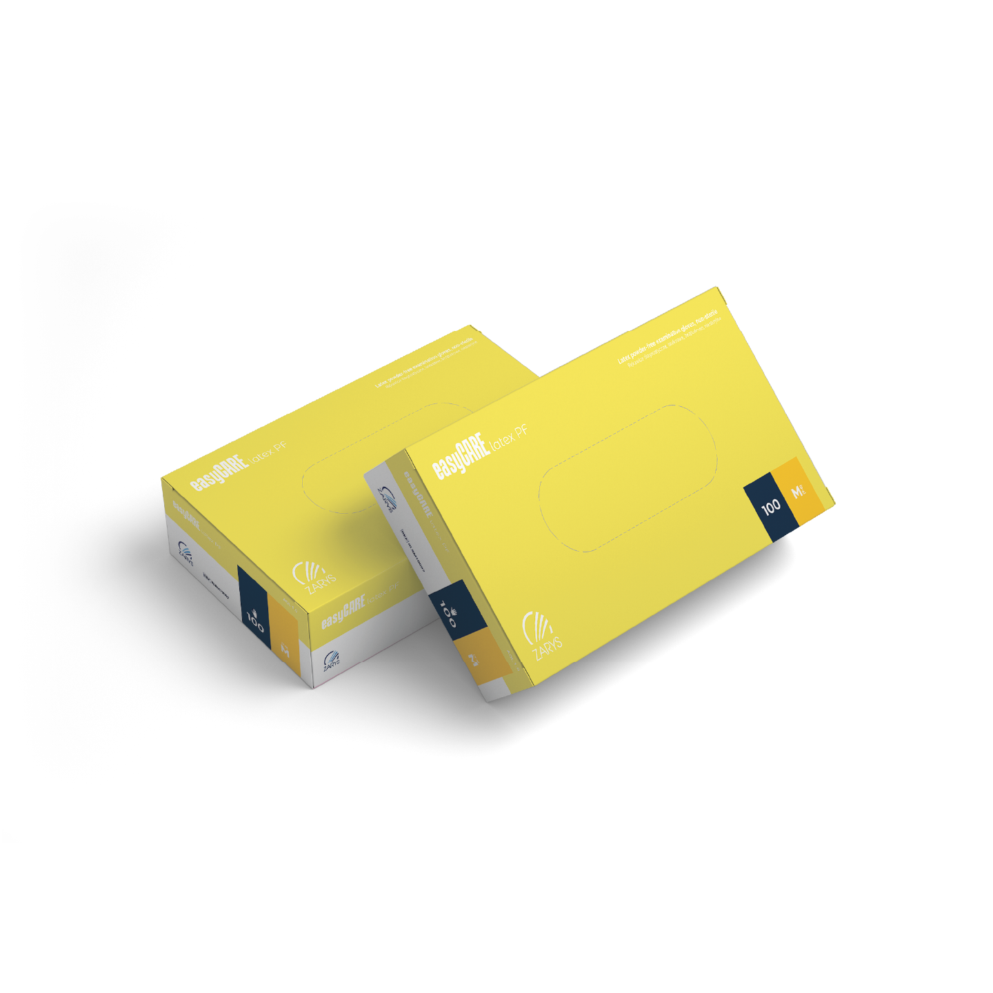 Gants d'examen Latex sans poudre à usage unique - Boite de 100 pièces