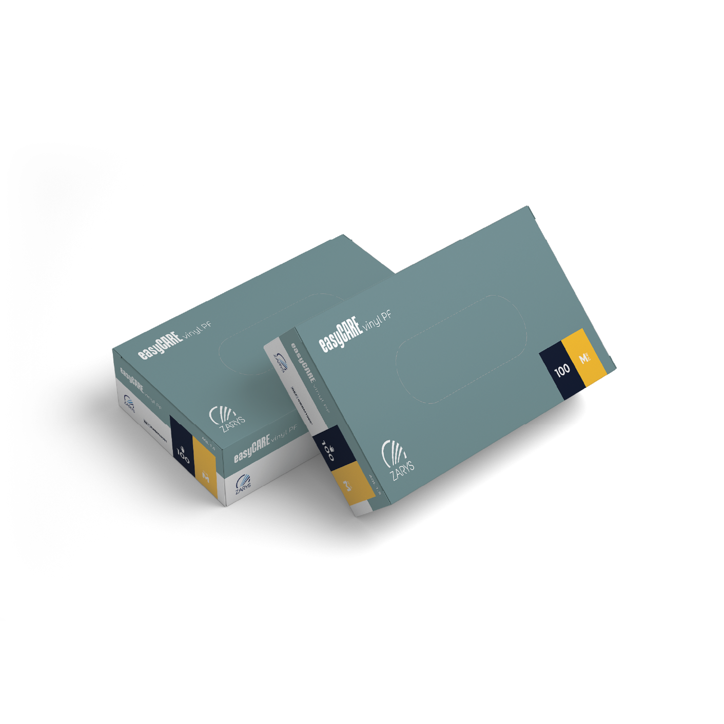 Gants d'examen en vinyle sans poudres à usage unique - Boite de 100 pièces