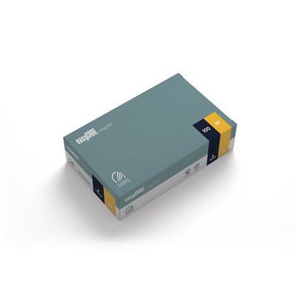 Gants d'examen en vinyle sans poudres à usage unique - Boite de 100 pièces