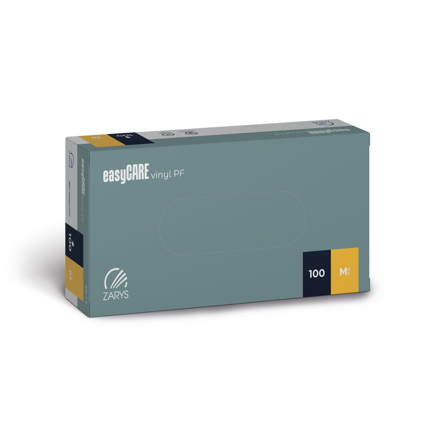 Gants d'examen en vinyle sans poudres à usage unique - Boite de 100 pièces