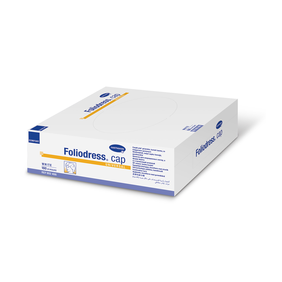 HARTMANN - Foliodress Cap Universal - Charlotte ronde - Non stérile - Boite de 100 pièces