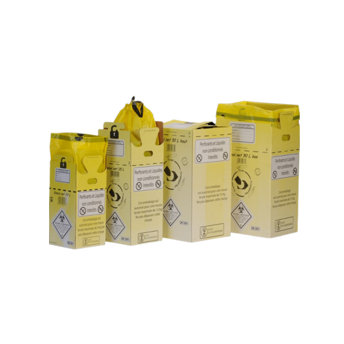 Abena - Carton DASRI emballage net - Carton de 10 pièces