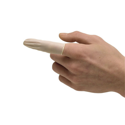 Comed - Doigtier 1 Doit Roulé en Latex Non Stérile - Taille M - Sachet de 100 pièces