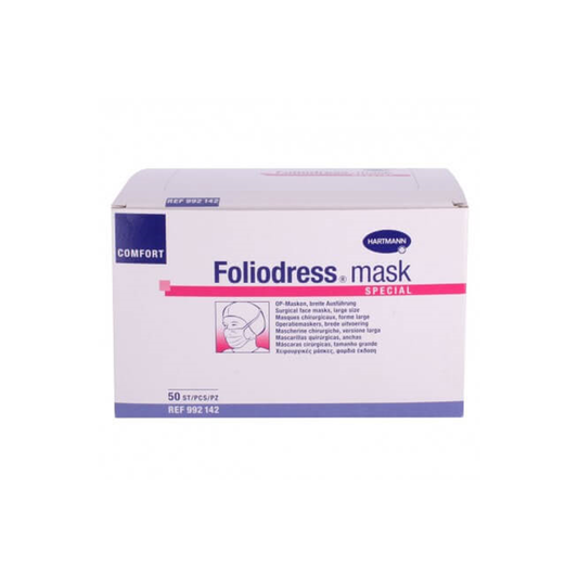 HARTMANN - Masque chirurgicale COMFORT SPECIAL Type II avec confort hypoallergénique - Boite de 50 pièces