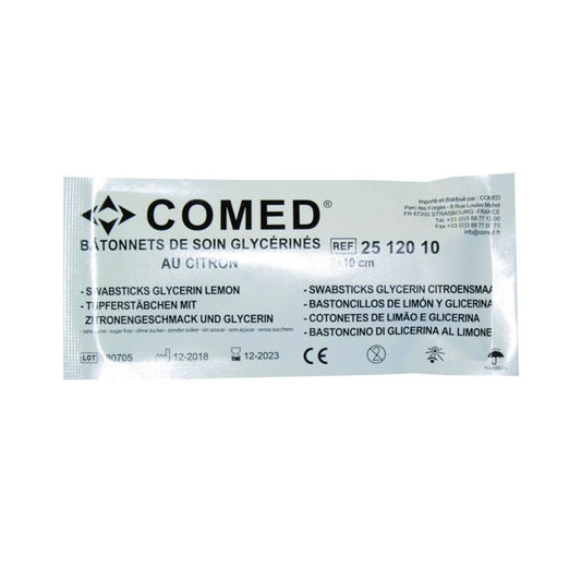 Comed - Bâtonnets de soin glycérinés au citron - Sachet de 3 pièces