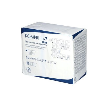 Compresse de gaze avec rayon X non stérile - 17 Fils - 12 Plis - Boite de 100 pièces