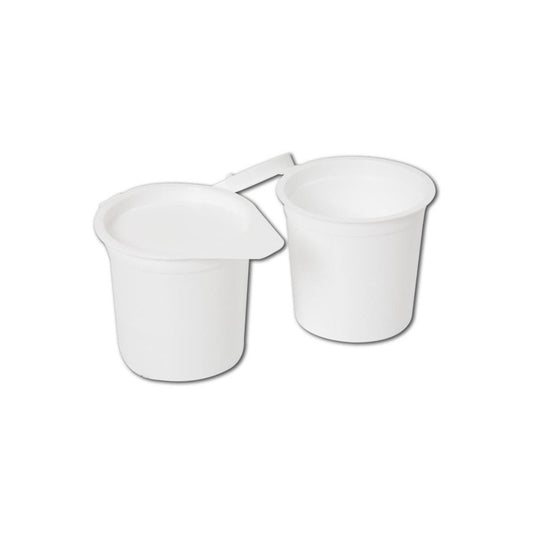 Comed - Gobelet gradué avec couvercle attaché - Carton de 500 pièces