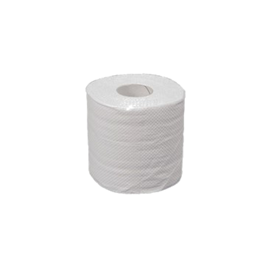 Abena - Rouleaux de papier toilette 9,5 cm x 22 m - 2 plis blanc - Sachet de 6 rouleaux