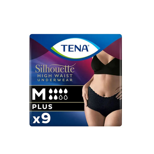 Tena - Protection urinaire femme - Silhouette Plus Noir Taille Haute
