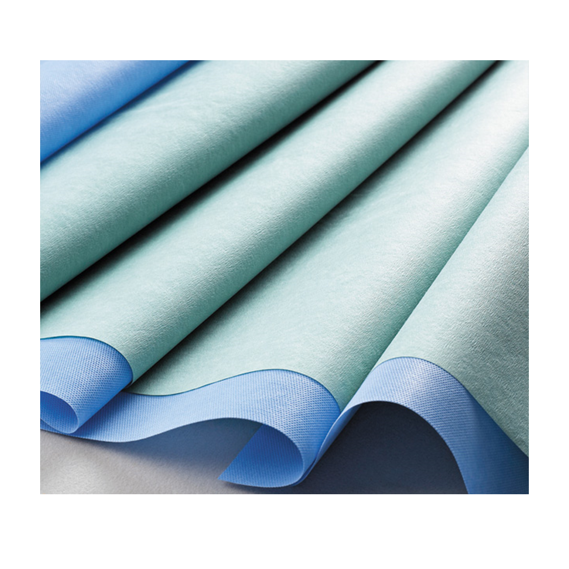 HARTMANN - Sterifeuille soft Feuilles de stérilisation  en papier crêpé avec  micro-crêpage à sec  60 g/m2 - Bleu