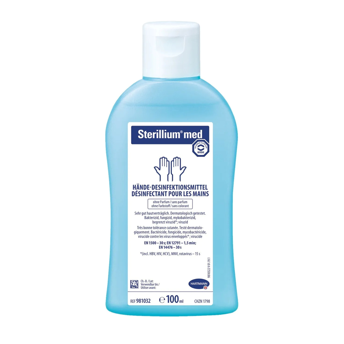 HARTMANN - Sterillium med - Désinfectant pour les mains - 1 pièce