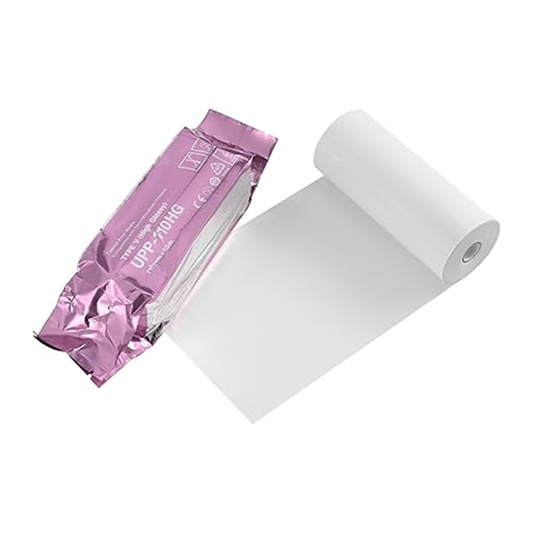 Papier Thermique Haute Brillance Sony UPP-110HG – 110 mm x 18 m - Boite de 10 rouleaux