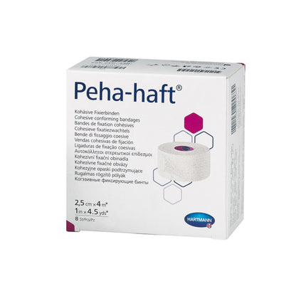 HARTMANN - Peha haft latex free 4 m - Bande de fixation élastique et cohésive