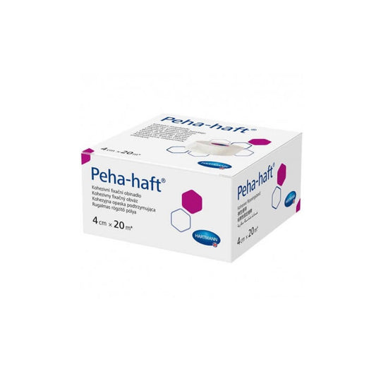 HARTMANN - Peha haft latex free 20 m - Bande de fixation élastique et cohésive